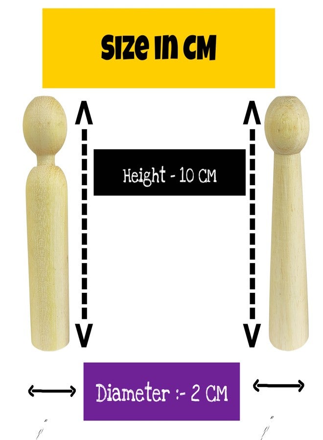 Ormango مجموعة دمى خشبية كبيرة الحجم من أورمانجو، غير مطلية وغير مكتملة، ذكور وإناث، للأطفال، مجموعة من 8 قطع - Image 2